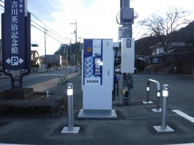 吉川英治記念館駐車場写真