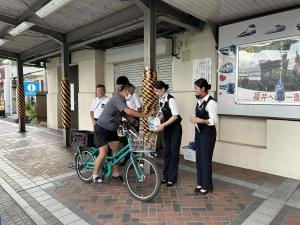 青梅駅前募金