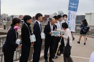 河辺駅前募金