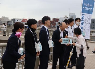 9月25日令和6年能登半島豪雨災害義援金の街頭募金の写真