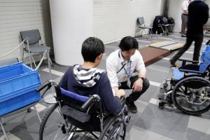 乗ろう！触れよう！車いす♪