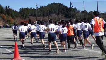 12月9日　小中合同　成木地区マラソン大会の画像