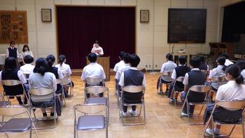 8月31日　生徒朝礼の画像