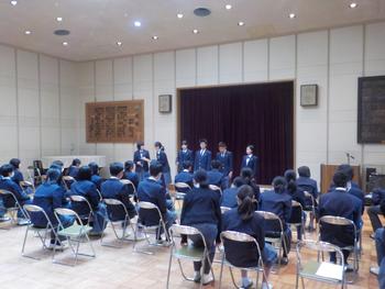 5月12日　体育大会に向けての団別集会の画像