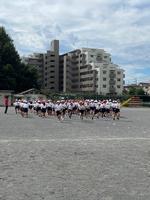 中学年、校庭練習実施の画像1