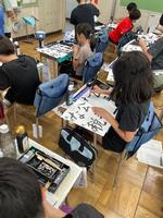 5年2組習字の時間の画像6