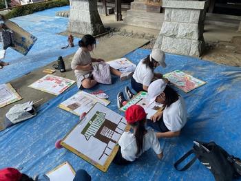 3年2組さんと一緒に学校の北側、師岡神社に出かけましたの画像10