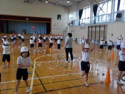 体育学習発表会の練習が始まっています！　10月4日の画像3