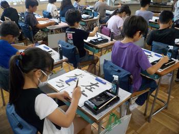 6月7日（金曜日）習字と理科の画像1