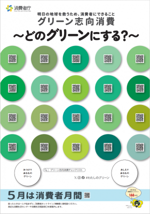 消費者月間のポスター