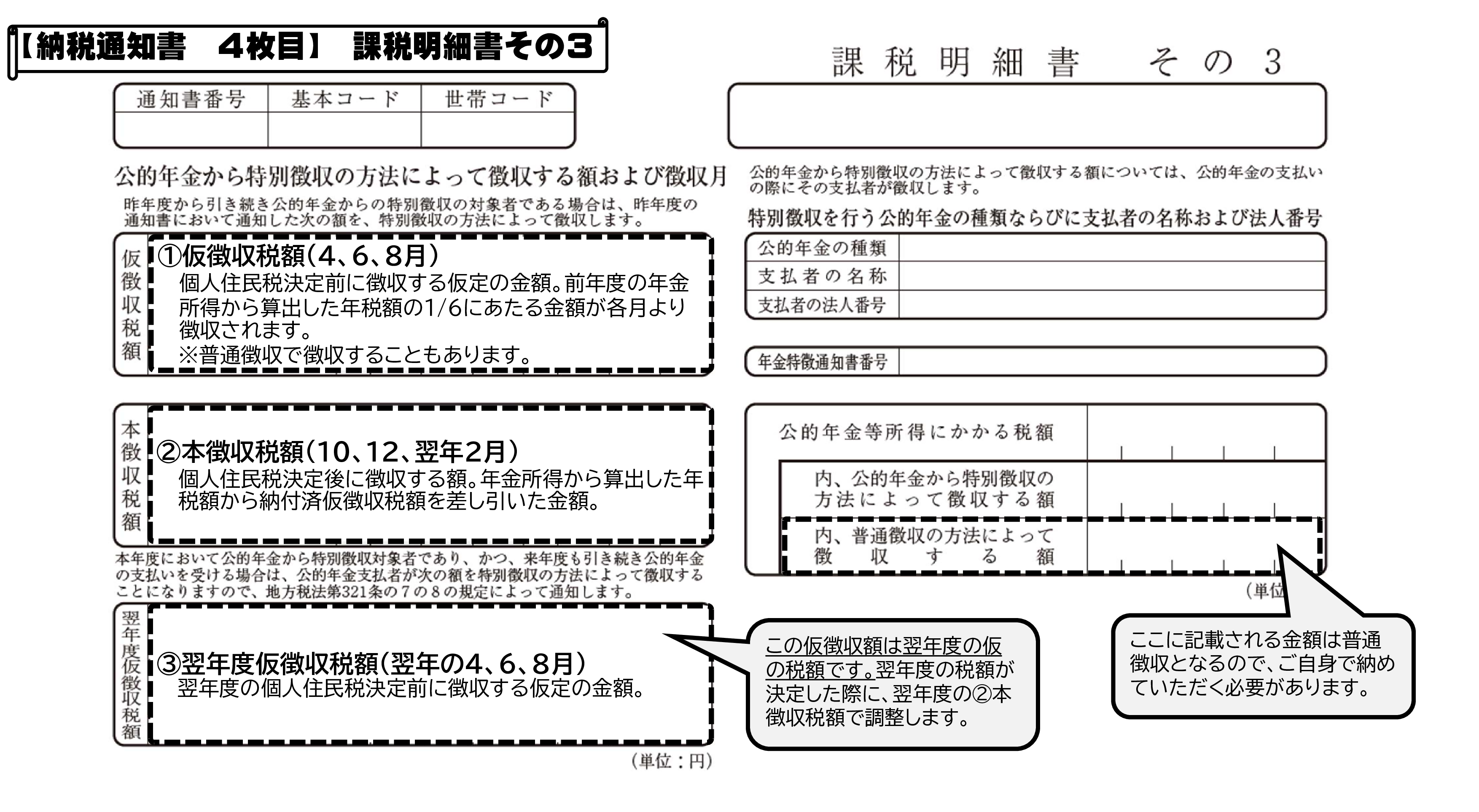 納税通知書の見方④