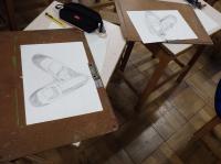 美術授業の様子2