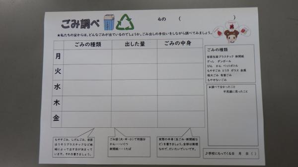ワークシート