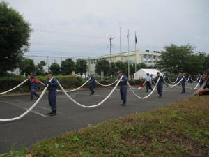 操法審査会の様子