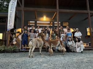 農家民宿いちばん星での集合写真