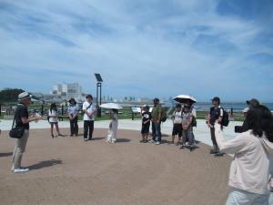 震災当時の話を聞く参加者