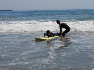 サーフィン体験のようす