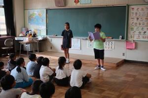 児童代表の言葉4年生