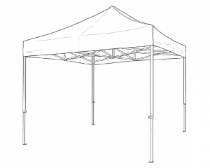 ワンタッチタープテント（中）