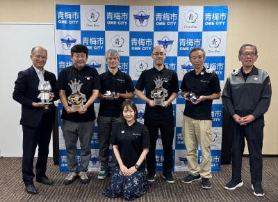 8月20日表敬訪問（南デザイン株式会社）の写真