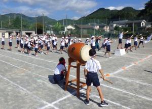 応援合戦の様子
