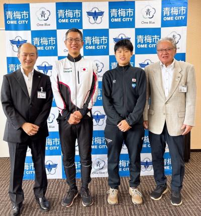 9月18日表敬訪問（東京2025デフリンピック日本代表選手2名）