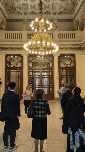 シアターのロビーの写真