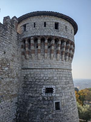 ブレシア市の城跡の写真