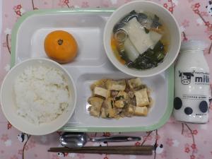 給食の写真