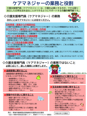 ケアマネジャーの業務と役割