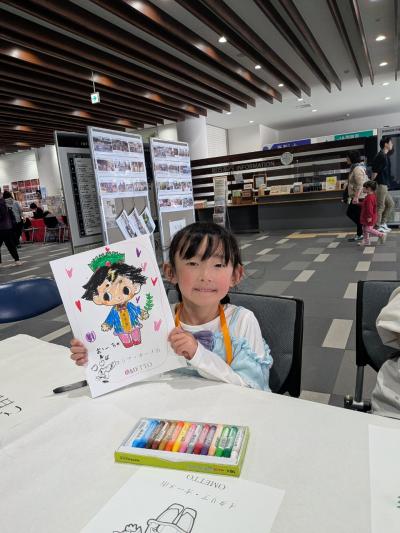 ぬりえのようす