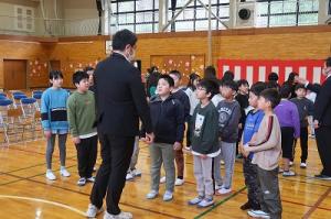新しい担任の先生と