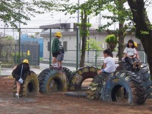 1年生中休み