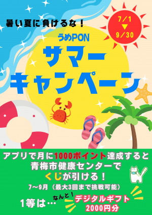 サマーキャンペーンチラシ