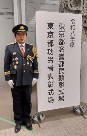 濱野団長受賞会場にて