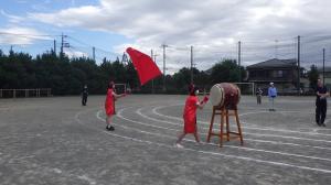 赤組応援団